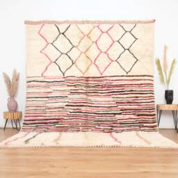 Moroccan Mrirt Rug, Authentic Moroccan Rug 7x9 Ft