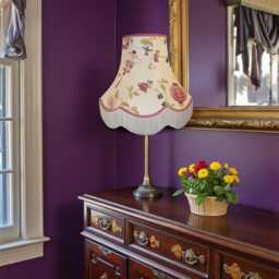 Oriental Fabric Lampshade, Handmade For Table Lamp Shades, Floor Standard Bases & Ceiling Lights Pendants - thumbnail 2
