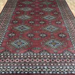 8x12 Pink Color Bokhara Rug - 2.50x3.65 Kids Room Luxury Area Turkish Fine Quality Afghan - thumbnail 2