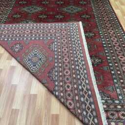 8x12 Pink Color Bokhara Rug - 2.50x3.65 Kids Room Luxury Area Turkish Fine Quality Afghan - thumbnail 4