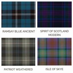 Welcome Tae Oor Wee Hoose - Scottish Saying Frame With Choice Of Fabric Tartan & Stag Head - thumbnail 2
