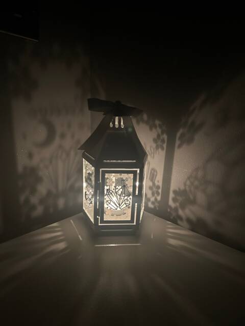 Law Of Attraction Shadow Lantern The Universe Has Your Back - image 1