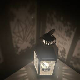 Law Of Attraction Shadow Lantern The Universe Has Your Back - thumbnail 2
