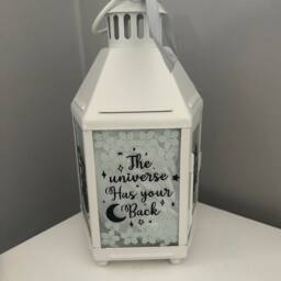 Law Of Attraction Shadow Lantern The Universe Has Your Back - thumbnail 3
