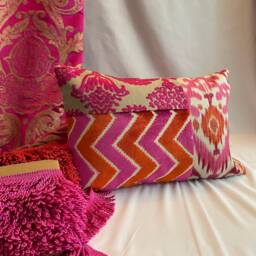 Designers Guild Pillow Cover Bohemian Silk Velvet With Beaded Trim - thumbnail 2