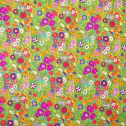 Klimt's Garden Flowers Pendant Ceiling/Table Drum Light Shade, Art Home Decor, Made UK - thumbnail 3