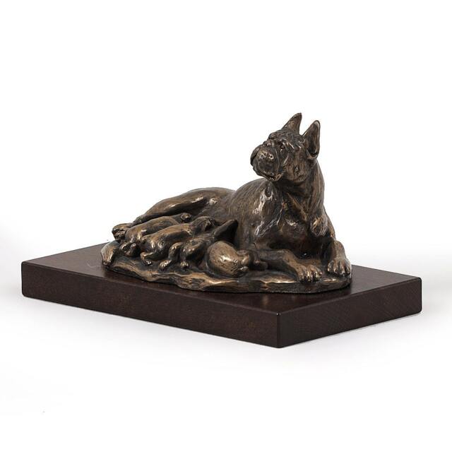 Boxer - Mama, Dog Wooden Base Statue, Limited Edition, Artdog - image 1