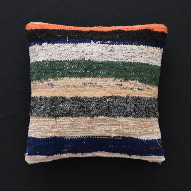 Kilim Pillow Cover 18x18 Moroccan Kelim Kissen Housse De Coussin 45x45 Marocain Cushion Morrocan - image 1