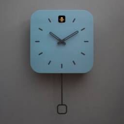 Minimalist Cuckoo Clock, Napoleon Blue Wall Modern Home D??cor - thumbnail 2