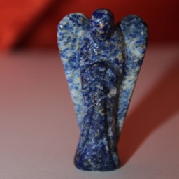 Lapis Lazuli Carved Angel, Gift Box Included, Free Shipping - thumbnail 2