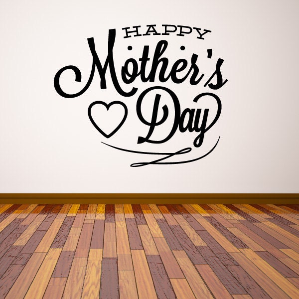 Happy Mothers Day Wall Decal - Vinyl Car Id004 - image 1