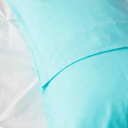Aqua Toddler Pillowcase, Soft Polyester Travel Pillow, Usa Handcrafted - thumbnail 3