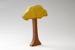 Waldorf Tree Toy - Wooden Eco Friendly Natural Wood Green Summer Landscape Dadakacraft