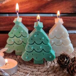 Christmas Candle Set. Tree Decor - thumbnail 4