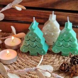 Christmas Candle Set. Tree Decor - thumbnail 3