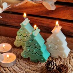 Christmas Candle Set. Tree Decor - thumbnail 2