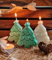 Christmas Candle Set. Tree Decor - thumbnail 1