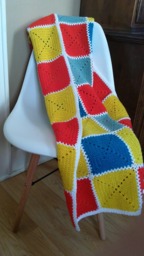 Crochet Blanket, Throw, Handmade