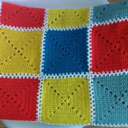 Crochet Blanket, Throw, Handmade - thumbnail 3