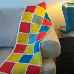 Crochet Blanket, Throw, Handmade - thumbnail 4