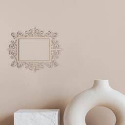Wooden Decorative Frame - Cutout, Wall Art, Decor, Home Hanging, Unfinished & Available in Many Sizes - thumbnail 4