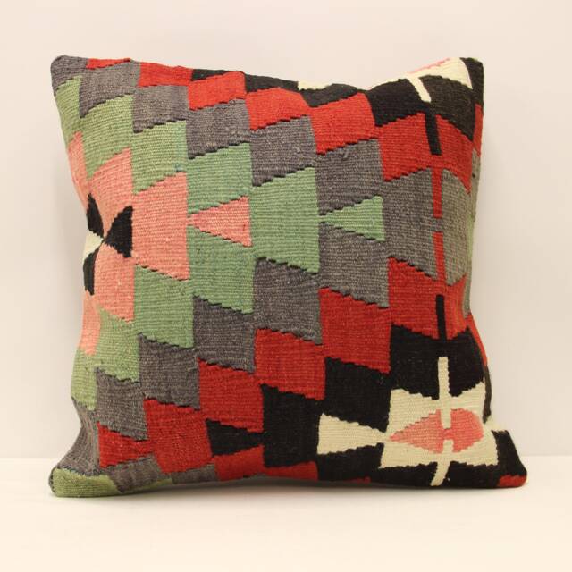Throw Kilim Pillow Case 20x20 - 50x50 cm Turkish Kilim Cushion Art Deco Cover Sofa Home Decor 4Ef-218 - image 1