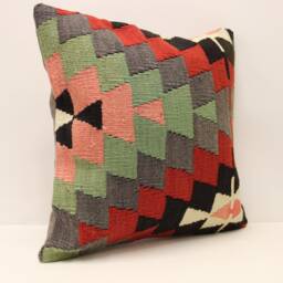 Throw Kilim Pillow Case 20x20 - 50x50 cm Turkish Kilim Cushion Art Deco Cover Sofa Home Decor 4Ef-218 - thumbnail 3
