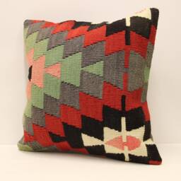 Throw Kilim Pillow Case 20x20 - 50x50 cm Turkish Kilim Cushion Art Deco Cover Sofa Home Decor 4Ef-218 - thumbnail 2