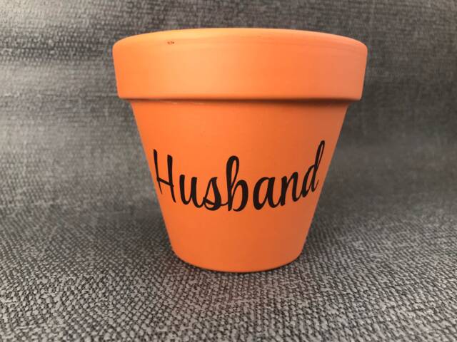 Husband Plant Pot Unique Garden Gift - image 1