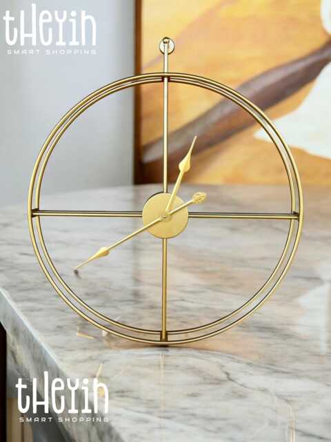 67cm Super Silent Golden Minimalist Classic Wall Clock Quiet Non-Ticking Quartz - image 1