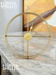 67cm Super Silent Golden Minimalist Classic Wall Clock Quiet Non-Ticking Quartz - thumbnail 1