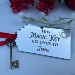 Personalised Magical Santa Key - Christmas Eve Box Decoration Tradition - thumbnail 2