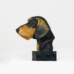Dachshund, Dog Marble Statue, Painted, Limited Edition, Make Your Own Artdog - thumbnail 2