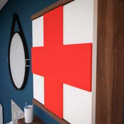 Red Cross Medicine Cabinet Thomas Eriksson Inspired Bathroom Storage - thumbnail 3