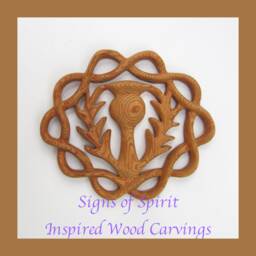 Scottish Thistle in Celtic Knot Braid Wood Carving Emblem Of Scotland Heritage Home Outlander Highlander Wall Art - thumbnail 1