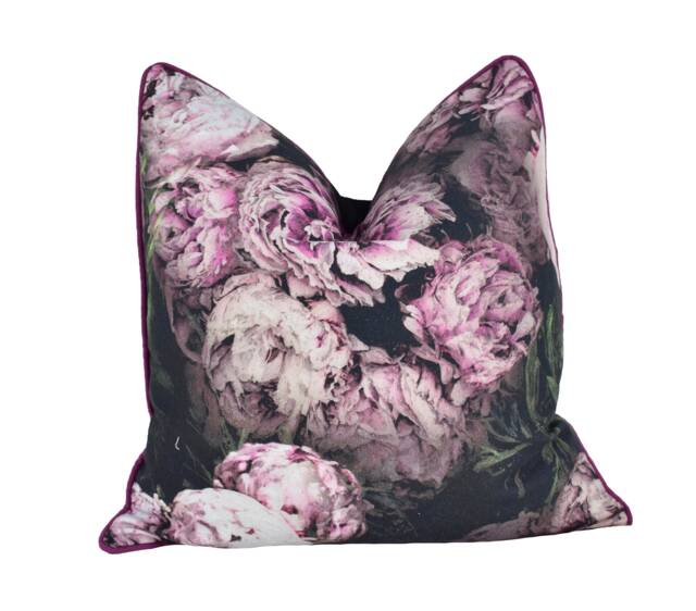 Designers Guild - Vespertina Blossom Stunning Contrast Piped Cushion Cover Throw Pillow Designer Home Decor - image 1