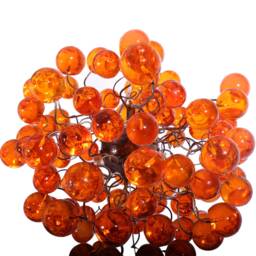 Orange Ceiling Light, Hanging Bubble Lighting For Dining Room, Bedroom Or Children Room - thumbnail 4