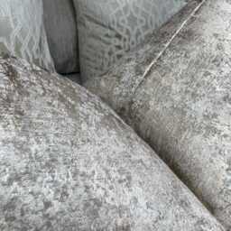 Elegant Beige Sand Cushion Cover With Marble Effect - Luxury Scatter Pillow For Sofa & Bed Decor Double Sided - thumbnail 4