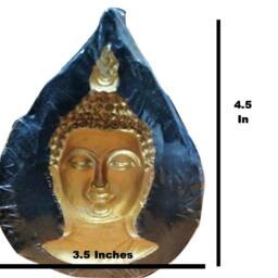 3D Buddha Face Stone Carving Sculpture Protection Work Home Decor Table - thumbnail 4