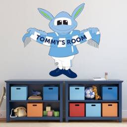 Manchester City Wall Sticker - Moonchester Personalised Name Scarf - thumbnail 1