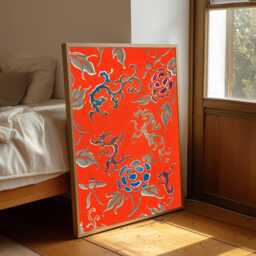Watanabe Seitei Japanese Floral Art Print Vintage Japan Illustration - thumbnail 1