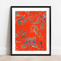 Watanabe Seitei Japanese Floral Art Print Vintage Japan Illustration - thumbnail 3
