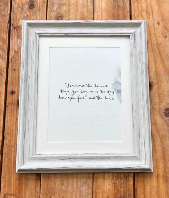 Framed Print From Always Remember - The Boy Mole Fox, Horse & The Storm By Charlie Mackesy