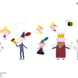 Ben & Holly's Little Kingdom Wall Sticker Pack, & Holly Sticker, Decal, Themed Room - thumbnail 2