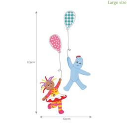 Igglepiggle & Upsy Daisy Balloon, in The Night Garden Wall Sticker Pack - thumbnail 4