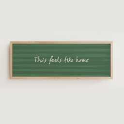 This Feels Like Home Hallway Print, Above Door Horizontal Panoramic Print Wide Unframed - thumbnail 1