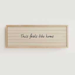 This Feels Like Home Hallway Print, Above Door Horizontal Panoramic Print Wide Unframed - thumbnail 2