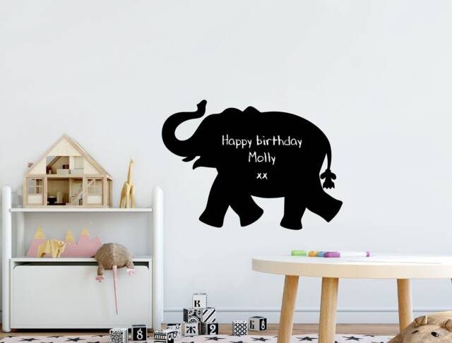 Elephant Blackboard Wall Sticker, Stickers, Chalkboard Decals, Stickers - image 1