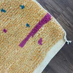 Custom Boujad Rug Authentic Berber Moroccan Wool Carpet - thumbnail 2