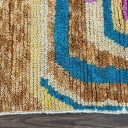 Custom Boujad Rug Authentic Berber Moroccan Wool Carpet - thumbnail 3